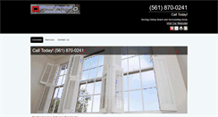 Desktop Screenshot of bocaratonshutterservices.com