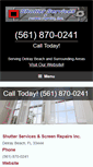 Mobile Screenshot of bocaratonshutterservices.com
